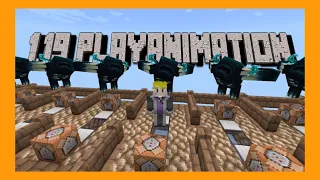 New Playanimation Commands in 1.19 Minecraft Bedrock