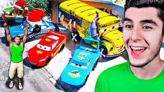 ROBANDO COCHES de CARS en GTA 5! (Mods)