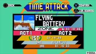 Sonic Mania Flying Battery Act 2 Speedrun 1:14.84 (Sonic)