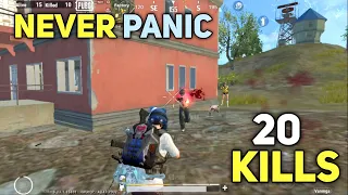 20+ KILLS 🔥 NEVER PANIC FULL RUSH GAMEPLAY | PUBG MOBILE LITE