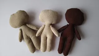 How to Make a Basic Cloth Doll- doll making tutorial- super easy method revealed-