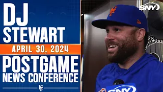 DJ Stewart on go-ahead home run that powered Mets to 4-2 win over Cubs | SNY