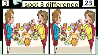 Spot The Difference : Can You Find Them All puzzle step by step ? [ Find The Difference #147 ]