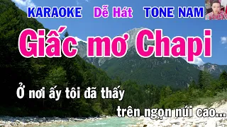 Karaoke Giấc mơ Chapi Tone Nam Nhạc Sống gia huy karaoke