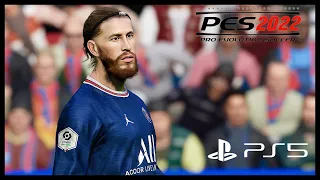 PES 2022 PS5 | PSG vs Man utd | Full HD Ultra Gameplay
