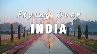 Flying Over India In 4K UHD - Relaxing Music With Beautiful Nature Films 4k Video Ultra HD