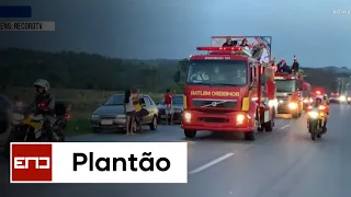 Momento da chegada do corpo de Marília Mendonça ao cemitério em Goiânia/GO (06/11/2021)