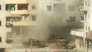 The explosion of the tank T-72 Syria 2013 | Взрыв танка Т-72 Сирия 2013 год