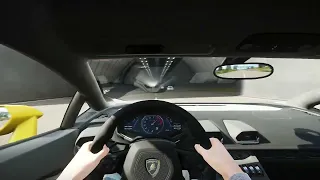 Lamborghini Huracan POV Drive On British Highways - Forza Horizon 4