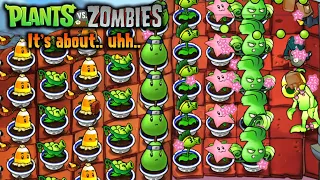 Plants Vs Zombies It's About.. Uhh.. | Adventure Roof Walkthrough Level 5.1 - 5.5 | Download