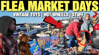 Flea market toy hunting Vintage finds & hot wheels