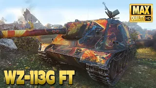 WZ-113G FT: Aggressive play on map Redshire - World of Tanks
