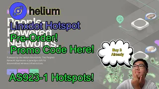 Linxdot Promo Code | Helium Hotspot | Mining HNT | AS923-1 Singapore Model!