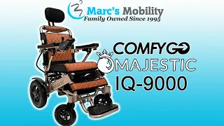 MAJESTIC IQ-9000 Auto Recline Remote Controlled Electric Wheelchair - by Comfygo - Full Review