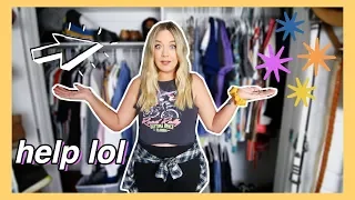 GETTING RID OF HALF MY CLOTHES | MASSIVE CLOSET DECLUTTER