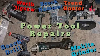 Trend, Makita, Bosch, and wurth power tool repairs.