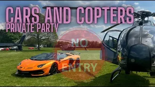 Private Event 🚫 Luxury Cars and Copters Garden Party