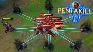 18 Minutes "IMPOSSIBLE PENTAKILL MOMENTS" in League of Legends