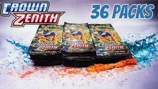 Opening 36 Packs of Crown Zenith: Hunting for Gold cards!
