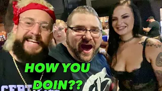 GRIM Confronts NZO! MEETING Tons of SUPERSTARS at Icons of Wrestling Convention!