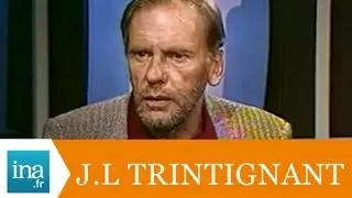 Jean-Louis Trintignant "Policier ou gangster, c'est le même emploi" - Archive vidéo INA