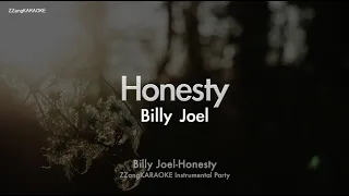 Billy Joel-Honesty (MR/Instrumental/Lyrics Ver.) [ZZang KARAOKE]
