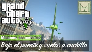 Grand Theft Auto V - Desafíos bajo el puente y vuelos a cuchillo (Logro/Trofeo: Por un pelo)