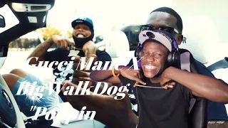 He Snapp! Gucci Mane Ft BigWalkDog "Poppin" (Official Video) REACTION