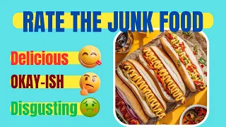 Junk Food Tier List Challenge | Rank the Junk Food #guessquiz #guess #quiz