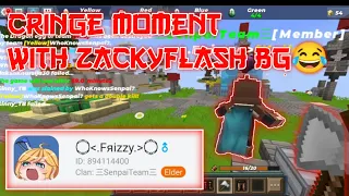 Funny Moments With ZackyFlash BG In Eggwars 😂😅 [ Blockman Go - Adventures ]