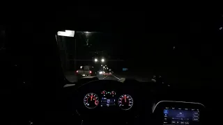 Camaro V6 1LE POV After Curfew Night Drive around Charlotte