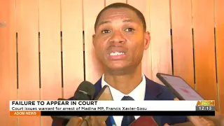 Court issues warrant for arrest of Madina MP Francis Xavier-Sosu- Premtobre Kasee on AdomTV(29-11-21