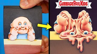 My Grossest Flipbooks Ever // Garbage Pail Kids 🤮 Part 2