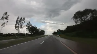 PEDREGULHO  a  FRANCA  - rodovia  Cândido Portinari - chuva  . 2018