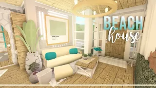 one story family beach house || bloxburg speedbuild || nixilia [roblox]