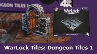WarLock Tiles Dungeon Tiles 1 Set - What's In The Box (Unboxing)