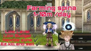 Toram Online | Farming spina for Newbie...!! Ez sultan 😎