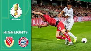 Lewandowski brace & Hernandez debut | Cottbus vs. FC Bayern 1-3 | Highlights | DFB-Pokal | 1st Round