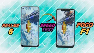 Realme 6 Vs POCO F1 Speedtest Comparison | G90T Vs SD845🔥🔥