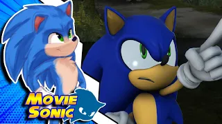 Movie Sonic reacts to SA2 Scene Recreation: Faker!