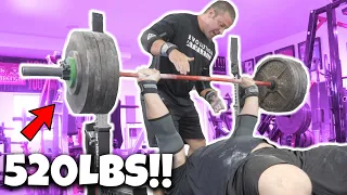 520LB SPEED REPS!! | ROAD TO 701LBS