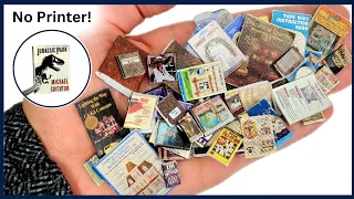 EASY miniature books, magazines & general clutter • New Techniques!