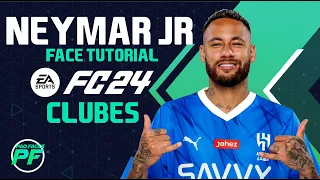 EA FC 24 NEYMAR JR FACE -  Pro Clubs Face Creation - CAREER MODE - LOOKALIKE