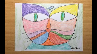 PAUL KLEE FOR KIDS and how to re-create his famous Cat art piece .