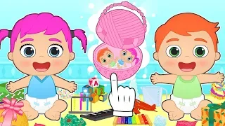 BABY ALEX AND LILY 💥 Discover Surprises and Toys by Unboxing Easter Eggs | Cartoons for Kids