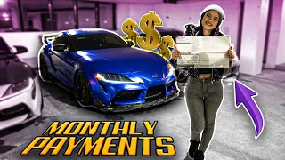 MONTHLY PAYMENTS ON MY MK5 SUPRA *HOW MUCH I PAY*