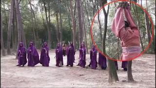 一群忍者把姑娘吊在樹上欺負，少林高手看不過眼，當場揍殘他們 ✨ 中国电视剧