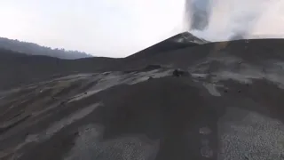 Drone footage of La Palma volcano today