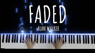 Faded - Alan Walker (Full Piano Tutorial) #fadedalanwalker