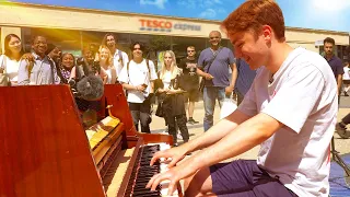I played HEAT WAVES on piano in public